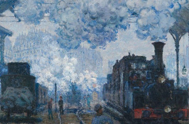 COPERTINA Claude-Monet-La Gare-Saint-Lazare (particolare),1877.Harvard-Art-Museum-e1465754374159